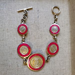 Vintage Sterling Mayan Zodiac Bracelet